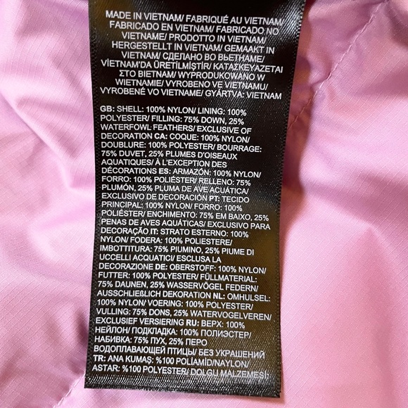 The North Face Women’s Minoqua Down Mineral Purple Jacket - Picture 7 of 9